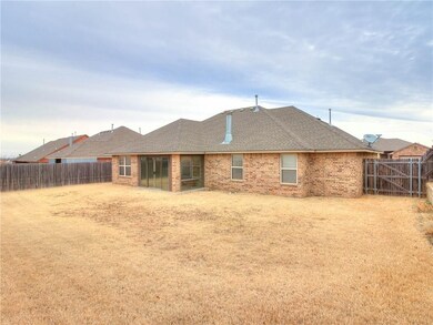 Large back yard with access on both sides of home.