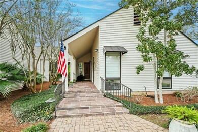 Grand covered entrance to front door!
