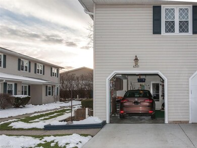 This photo shows the garage entrance into the kitc