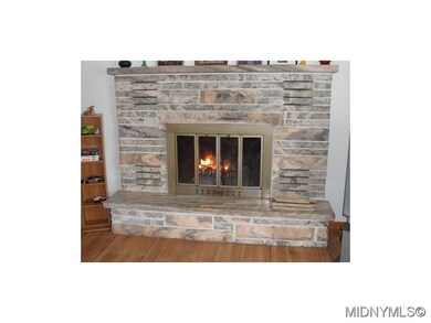 Wood burnig fireplaced LR