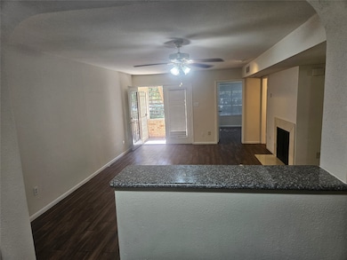 kitchen towards living area/ front door