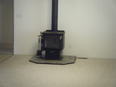 Wood Stove in Family Room