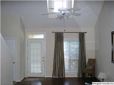 Vaulted ceilings in the living room.