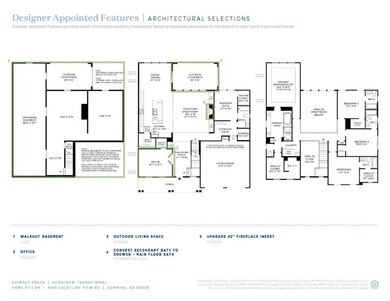 Architectural selections