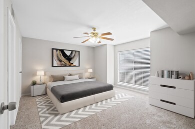 Imagine yourself in this serene master bedroom, wh