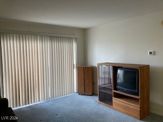 Living room with slider