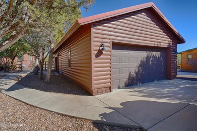 Two car garage plus shop