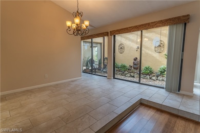 Dining area with view of Atrium