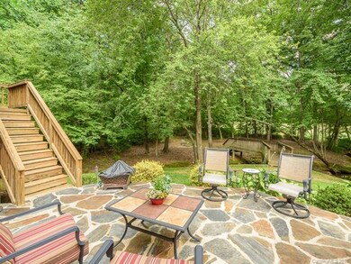 Large Stone Patio off  the Deck is extremely Relax
