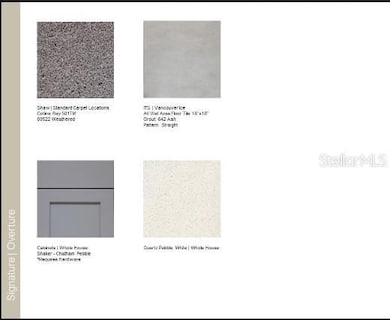 Design selections. This home is currently under construction