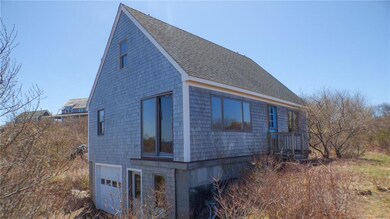 north and east sides of house