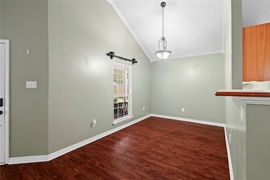 Dining room over looking front porch