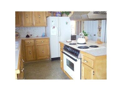 Island with drop-in stove