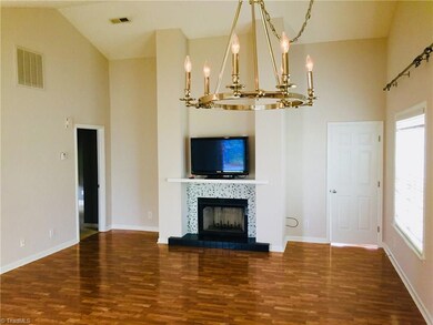 Living/great room vaulted ceiling, new paint