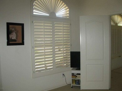 Den/office with double door entry