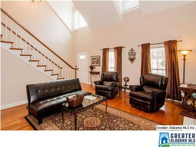 Open and airy foyer and great room with plenty of 