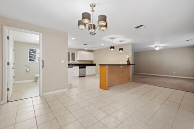 dining area to kitchen