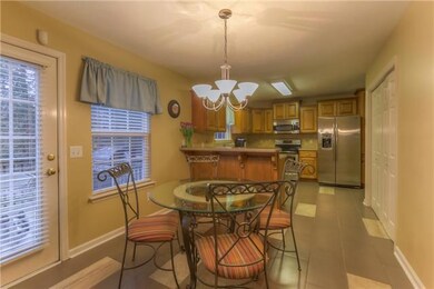 From the Dining room, looking into the Breakfast area and the newly remodeled kitchen.