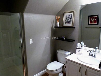 Bathroom. Downstairs 3/4 bath with single sink