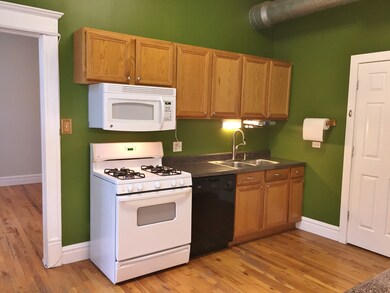 Kitchens in this building come complete with an ov