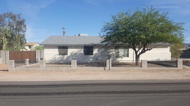 Boulder front of the home cleaned