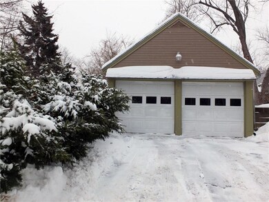 Two car garage with electric door...