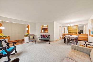 Living Room & Dining Area