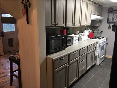 New tile flooring in the kitchen