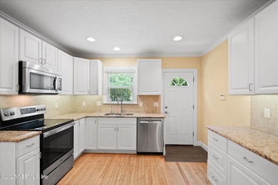 kitchen with stainless steal appliances