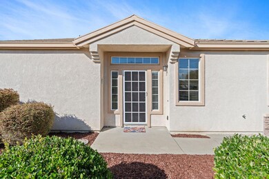 entry door is on the side of the home