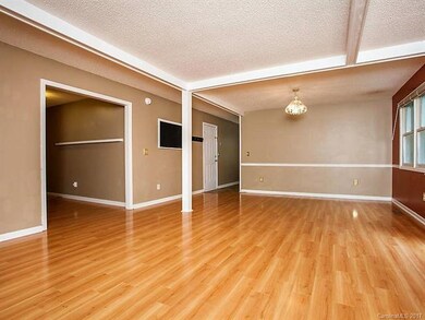 Entry Hallway coming into LR & Dining Area