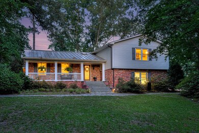 Front View at Twilight