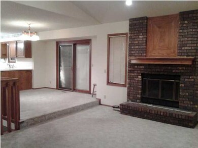Steps away is the spacious dining room with slidin