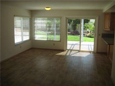 Eating area off kitchen and family room
