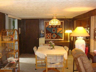 view into dining room