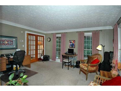Living Room. Formal living room, french door entry