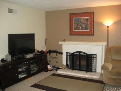Fireplace in the living room