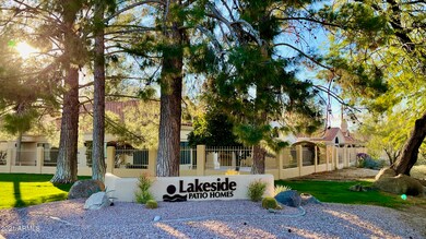 Lakeside Patio Homes monument