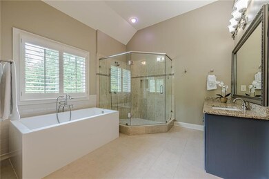 Master suite fully remodeled bathroom