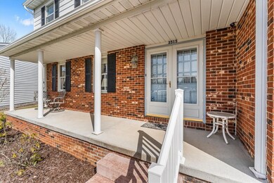 Front porch, perfect spot for a porch swing
