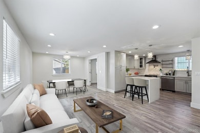 Kitchen/Great Room/Office Virtually Staged