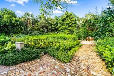 Fountain and garden
