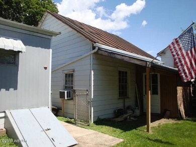 Outside basement entrance