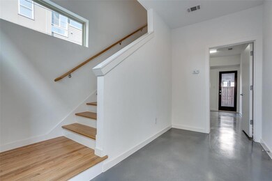 Entry to foyer and utility room