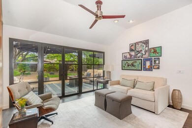 Living area featuring wood finished floors, ceilin