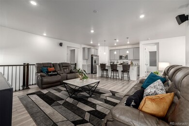 Living Room into Kitchen