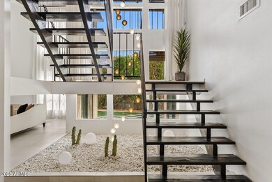 Zen Garden w/ 17ft chandelier