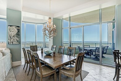 The Dining area is open to the living area and enj