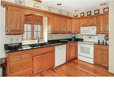 Granite countertops were recently added for an upd