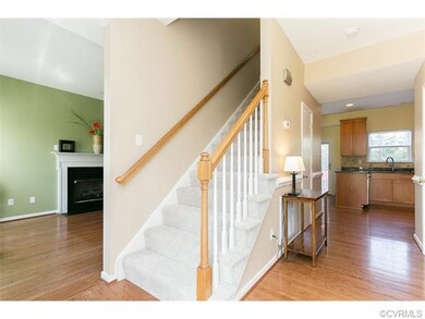 Hardwoods and Chair in foyer